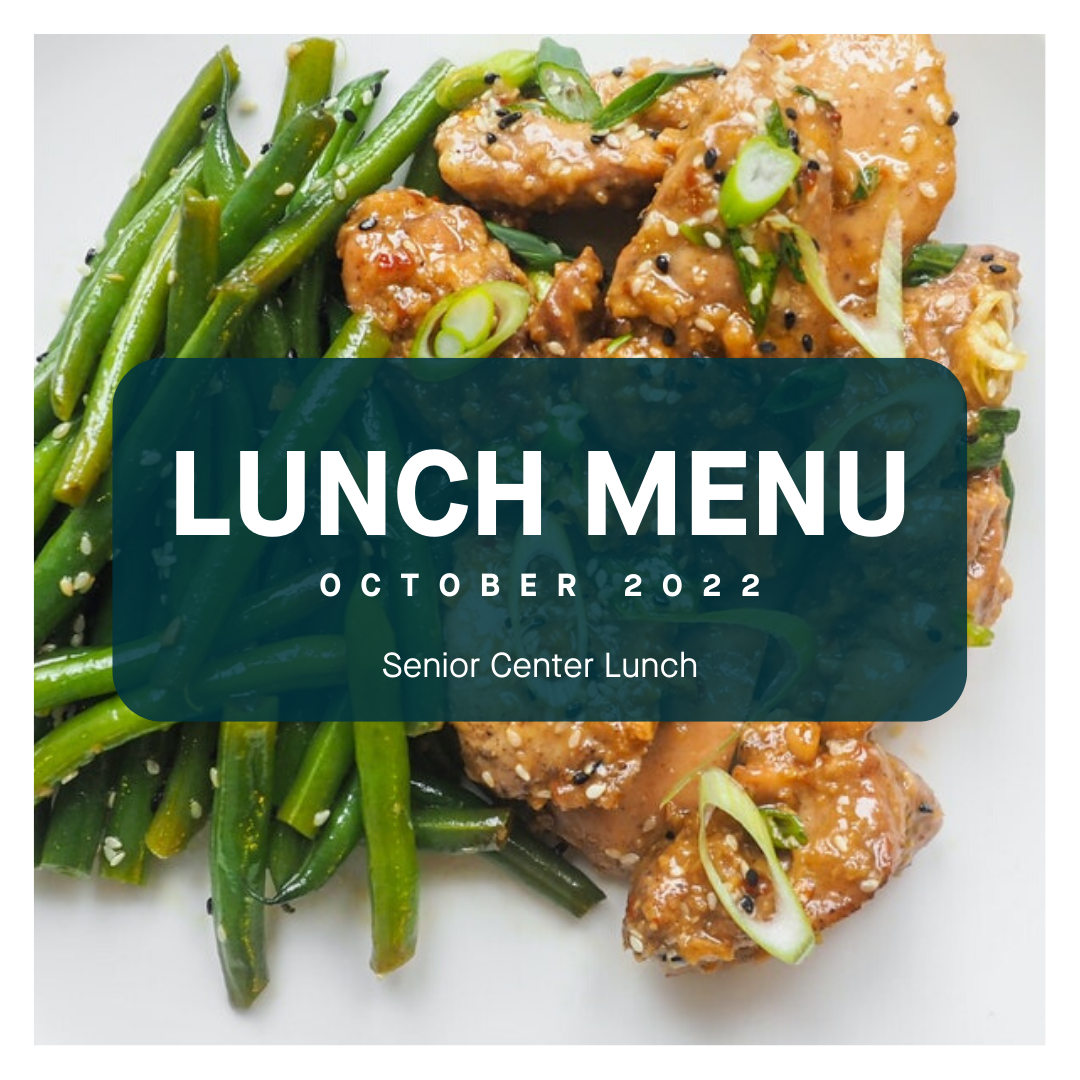 October Menus Age Well Senior Services