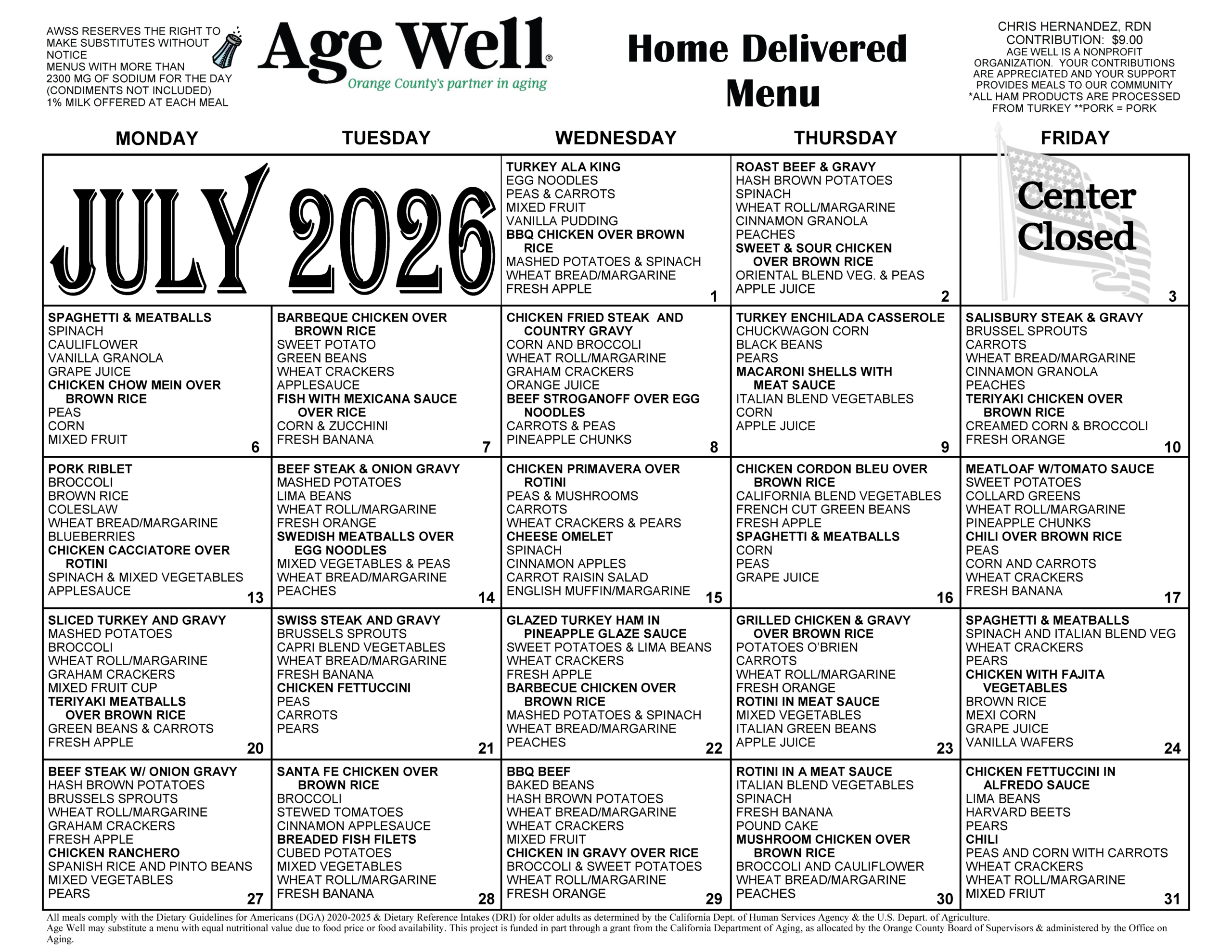 Age Well Meals on Wheels Menu (hdm) July 2026_Page_1